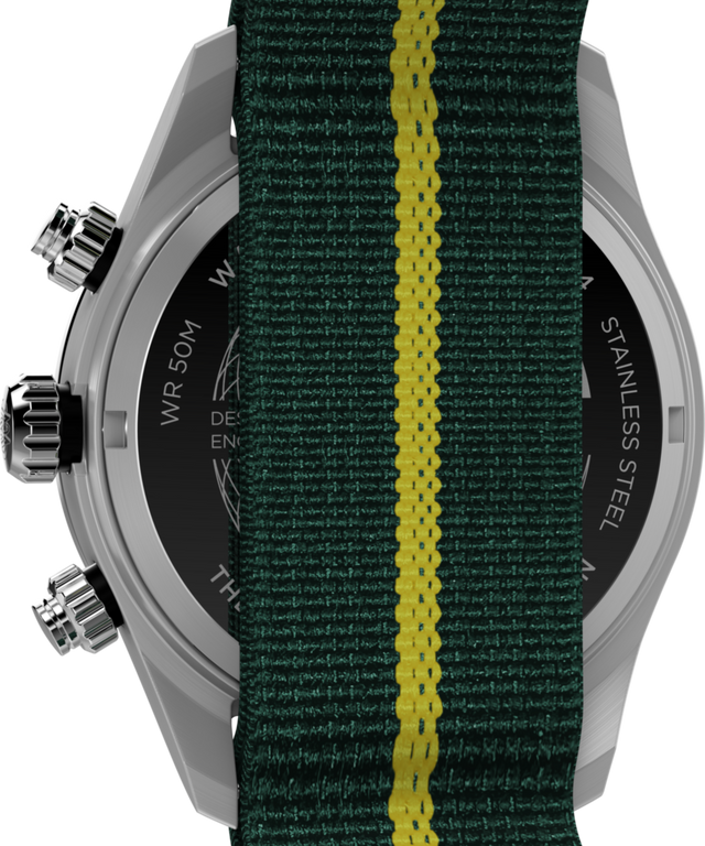 TW2Y35600 Waterbury Heritage Chronograph 39mm Fabric Strap Watch Caseback Image