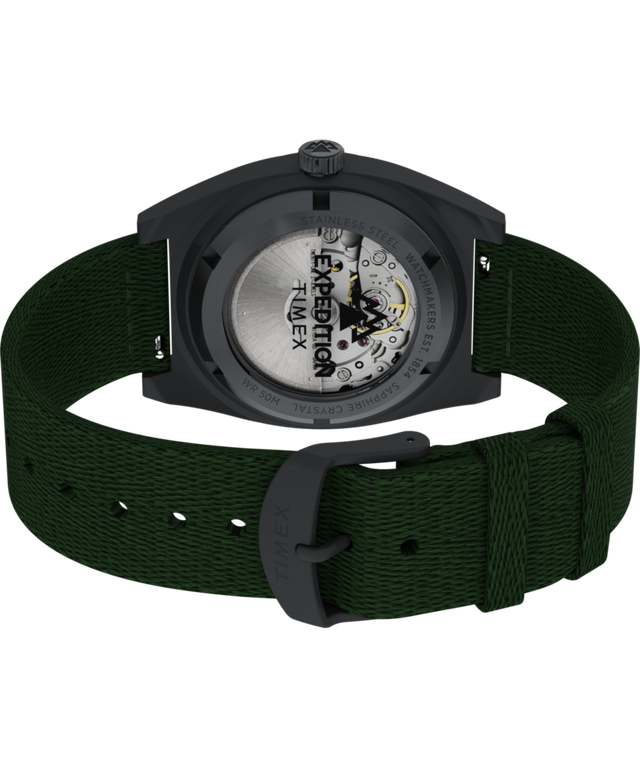 TW2Y39800 Expedition® Capstone Automatic 39mm Eco-Conscious Fabric Strap Watch Caseback with Attachment Image