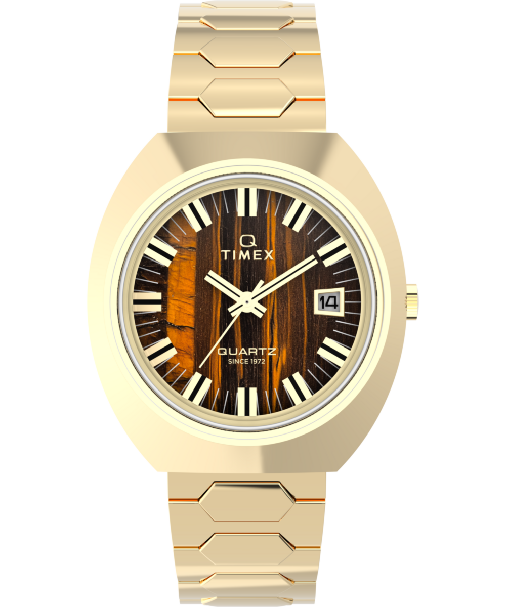 Q Timex® 1972 Time Machine Reissue 39mm Stainless Steel Bracelet