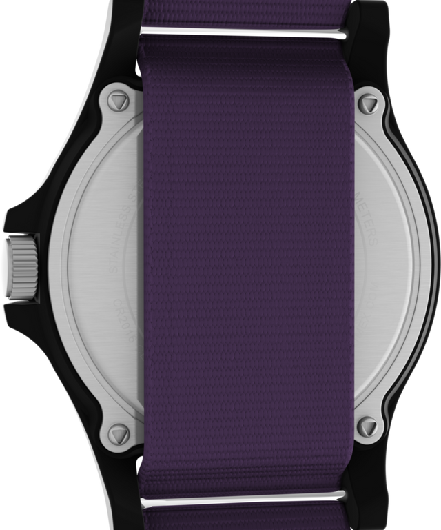 TW2Y46300 Timex x Fortnite Acadia 40mm Fabric Strap Watch Caseback Image