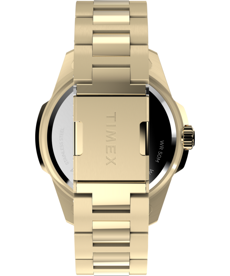 TW2Y47200 Timex x Fortnite Essex 45mm Stainless Steel Bracelet Watch Strap Image