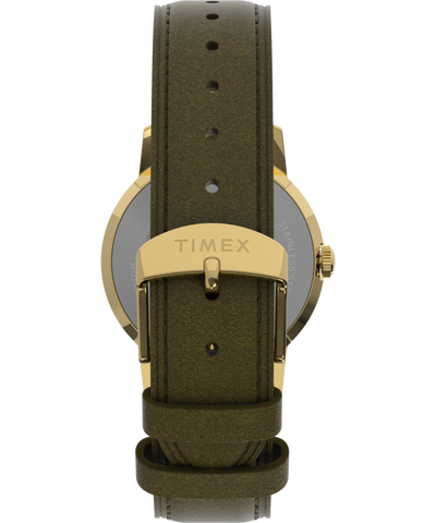 TW2Y51700 Timex x Todd Snyder 34mm Leather Strap Watch Strap Image