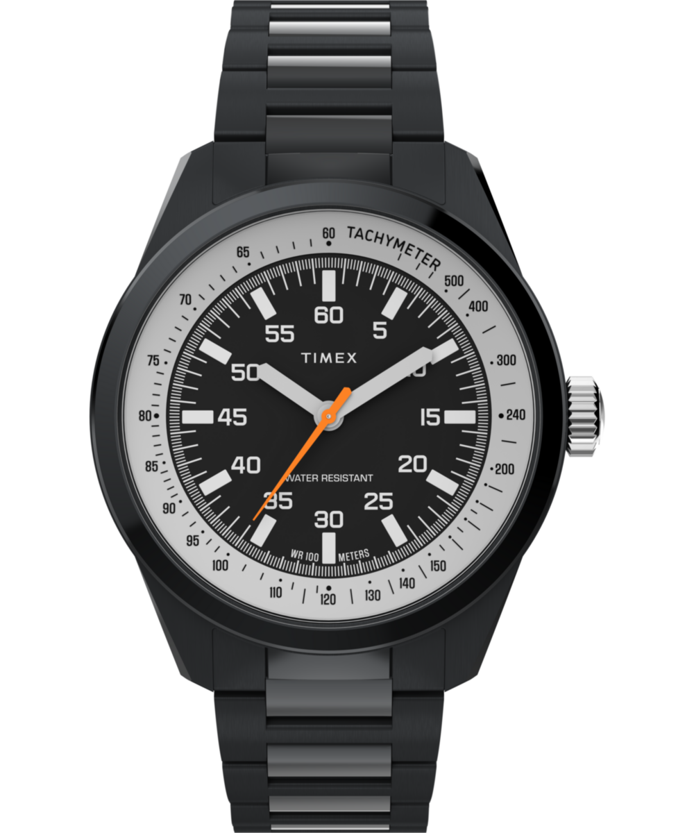 Huckberry x Timex 1979 Black Max 41mm Stainless Steel Bracelet Huckberry x Timex 1979 Black Max 41mm Stainless Steel Bracelet
