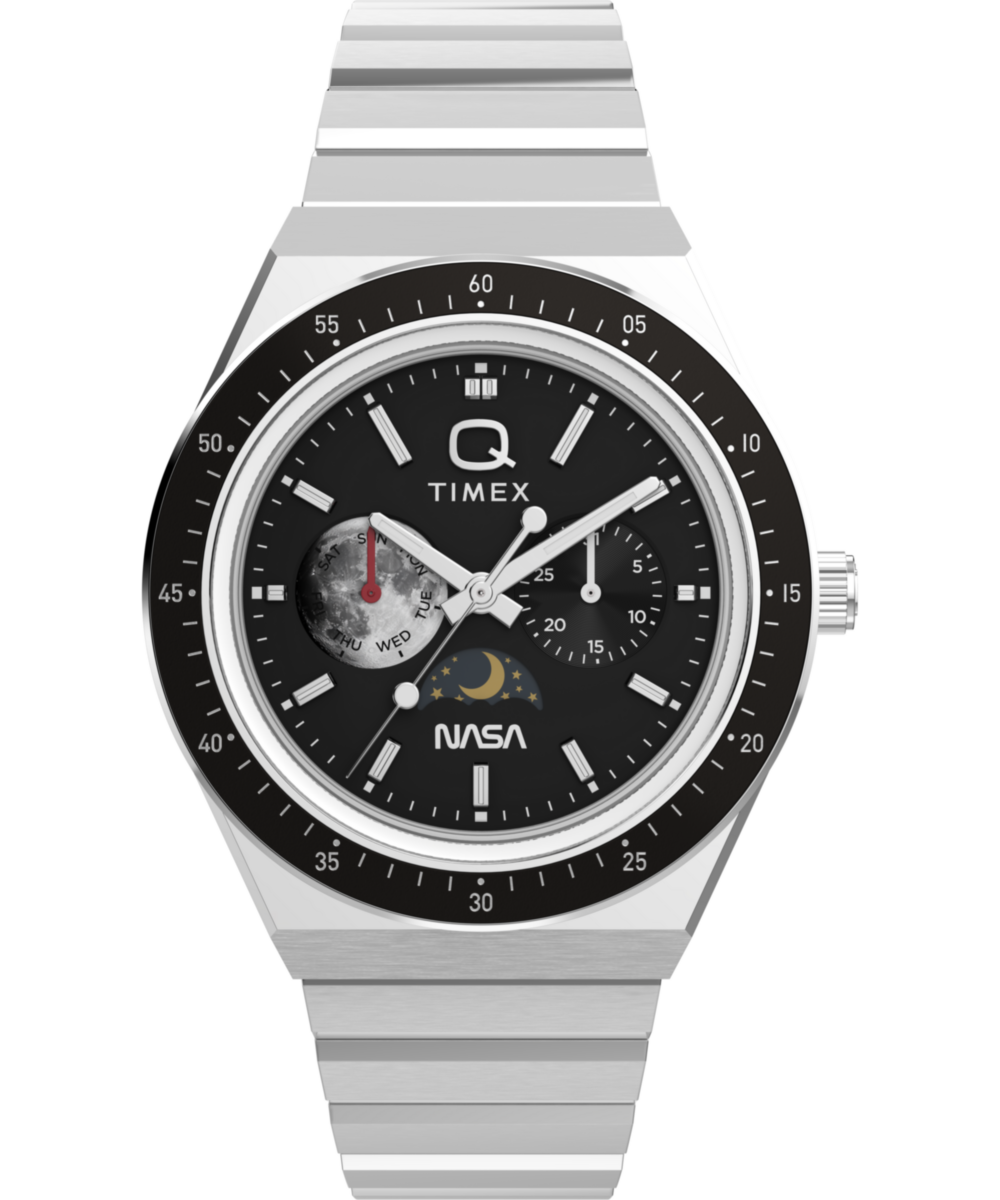 Q Timex NASA 40mm Stainless Steel Bracelet Watch - TW2Y56700