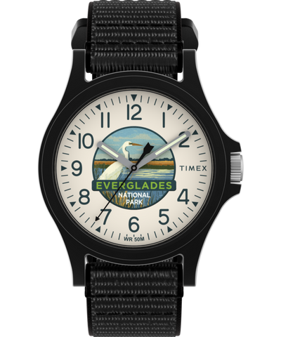 TW2Y58500 Timex Everglades National Park 40mm Fabric Strap Watch Primary Image