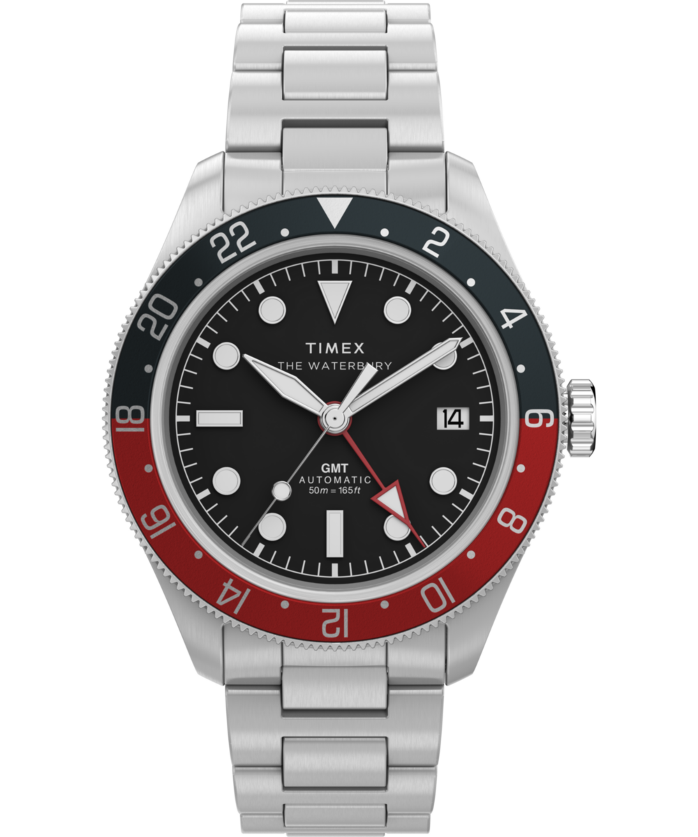 Waterbury Heritage Automatic GMT 41.5mm Stainless Steel Bracelet