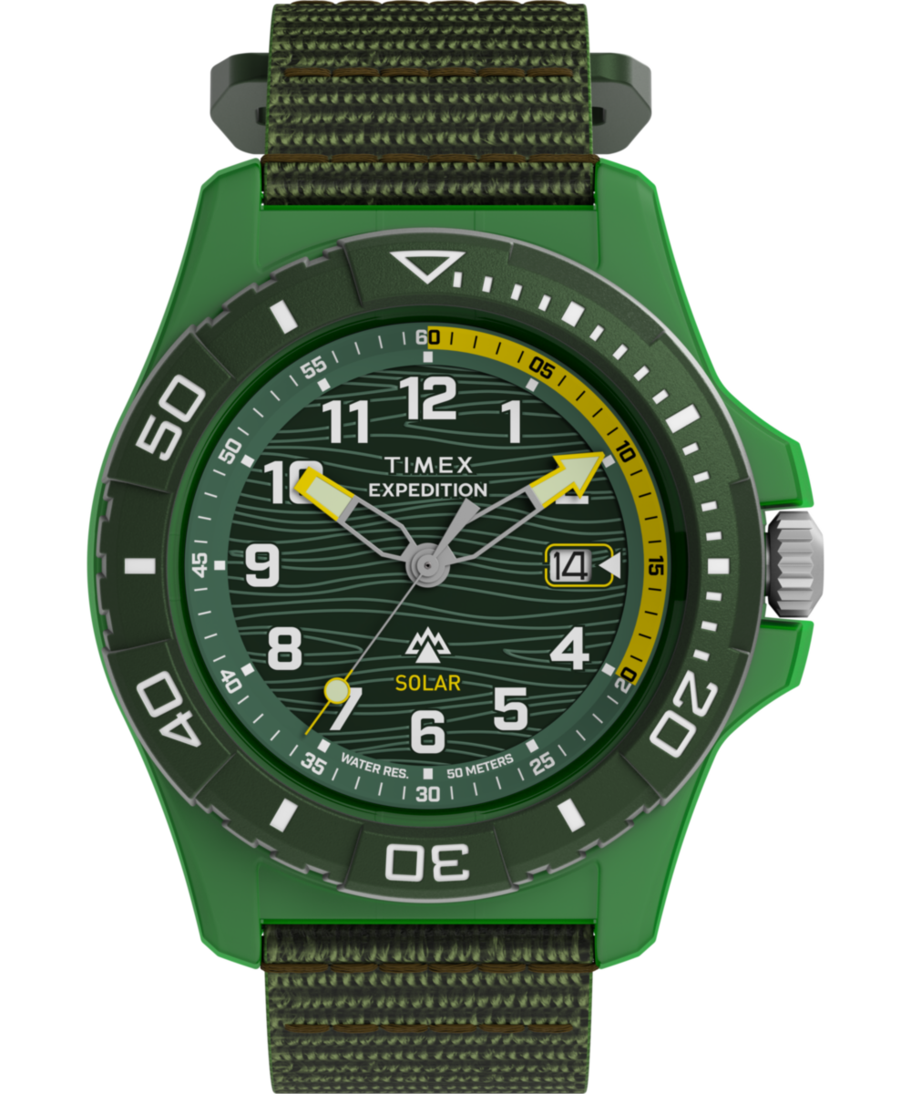 Expedition® Freedive Solar 46mm #tide Fabric Strap Watch Expedition® Freedive Solar 46mm #tide Fabric Strap Watch
