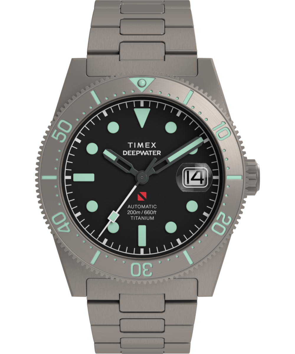 【200個限定】Titanium rynuk ryworx 64チタンEDC Deepwater Reef 200 41mm Titanium Automatic Bracelet Watch