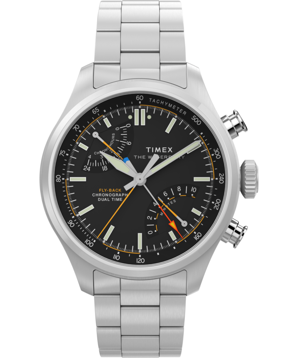 Waterbury Ace Fly-Back Chronograph 43mm Stainless Steel Bracelet
