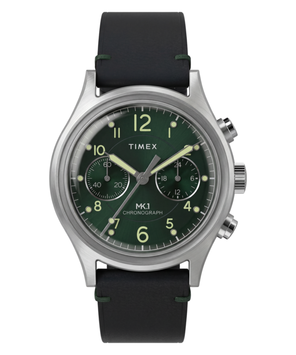 MK1® Chronograph 40mm Leather Strap Watch - TW2Y71200 | Timex US