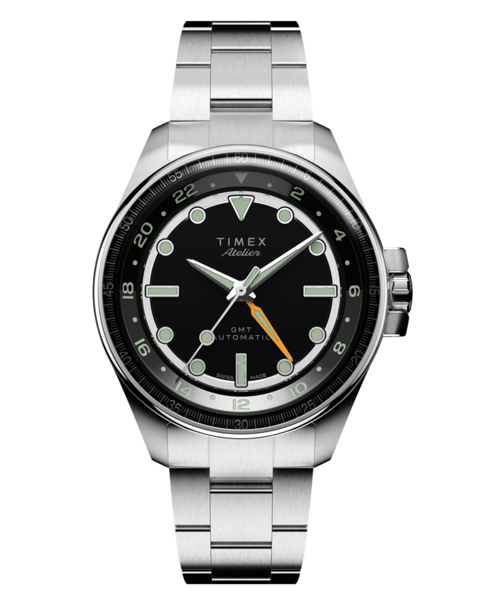 Timex Atelier GMT24 M1a 40mm Swiss Made Automatic Stainless Timex Atelier GMT24 M1a 40mm Swiss Made Automatic Stainless