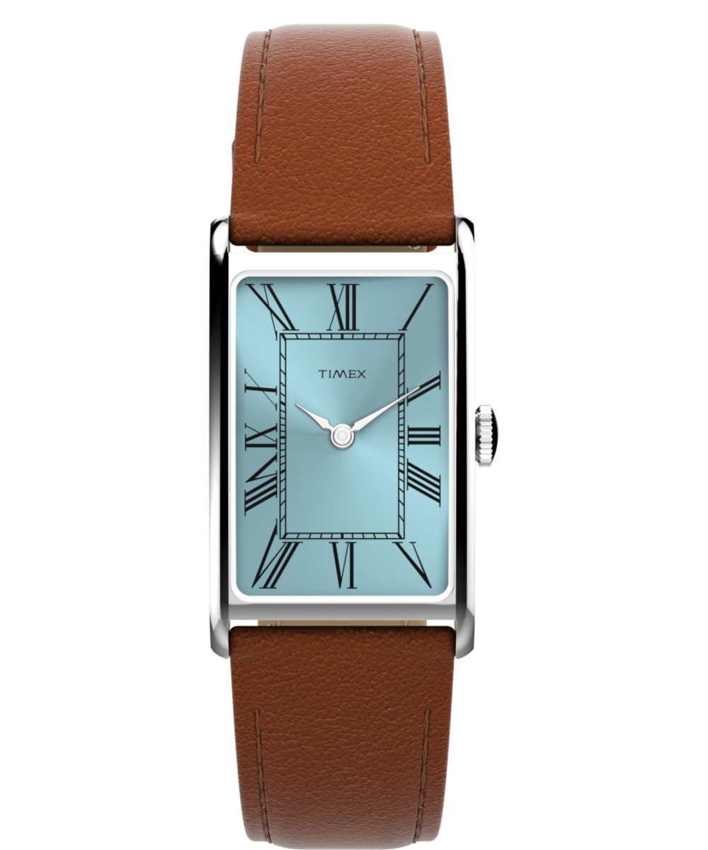 Timex® 1976 Lexington Reissue Inspired 21mm Leather Strap Watch