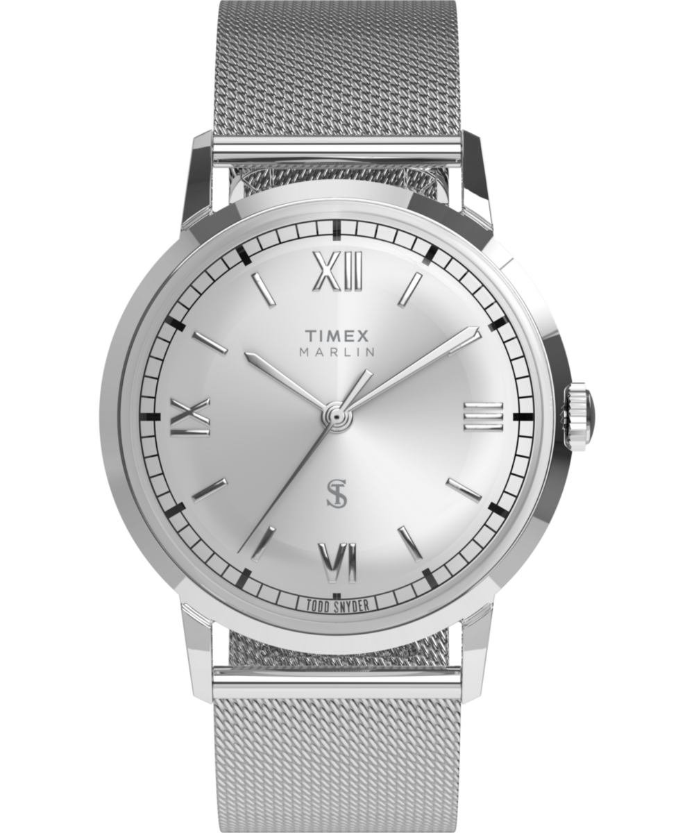 Todd Snyder x Timex Marlin® Mesh 34mm Stainless Steel Bracelet 