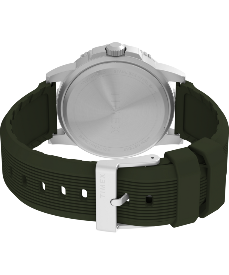 TW4B32100 Expedition Ridge 43mm Silicone Strap Watch Caseback with Attachment Image