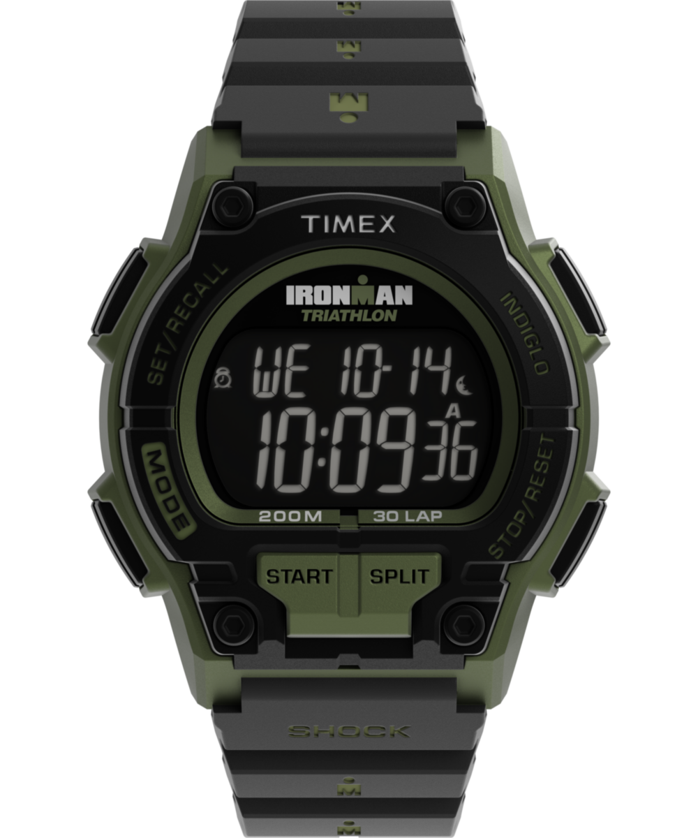 TIMEX® IRONMAN® Shock Endure 42mm Resin Strap Watch - TW5M64900 TIMEX® IRONMAN® Shock Endure 42mm Resin Strap Watch - TW5M64900