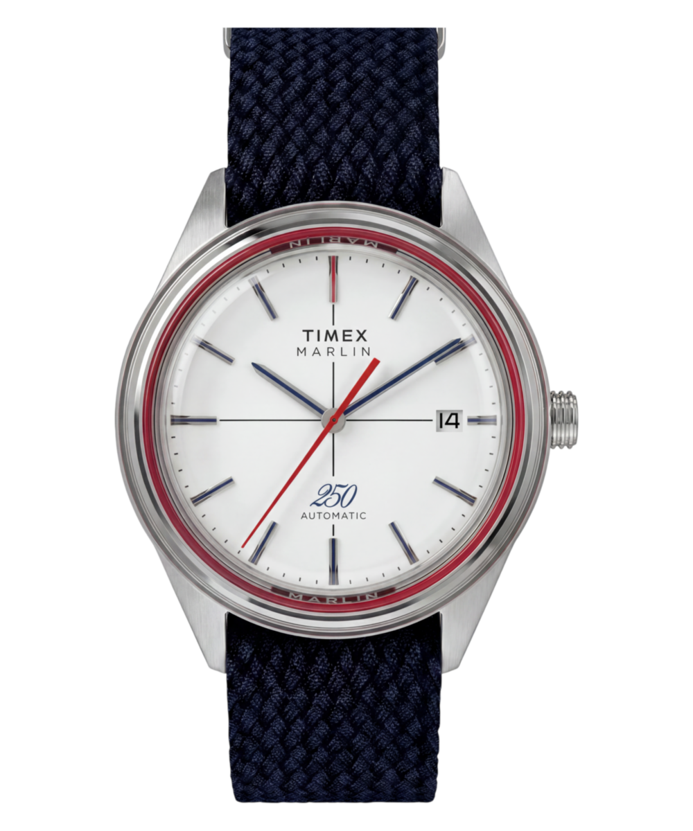 Marlin® Jet Automatic America 250 38mm Fabric Strap Watch