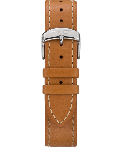 TW7C20500 Tan Two-Piece Stitched Leather Strap Strap Image