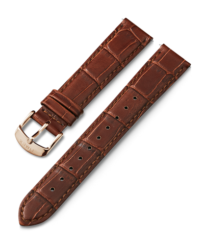 TW7C62100 18mm Quick Release Leather Strap Primary Image