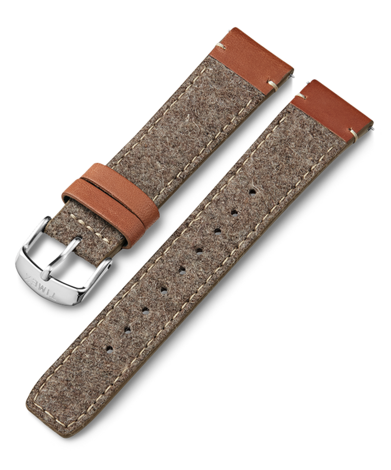 TW7C64400 20mm Fabric Strap with Leather Accents Primary Image