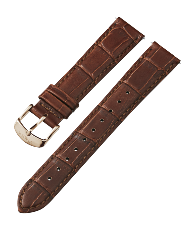 18mm Quick Release Leather Strap with Timex Pay