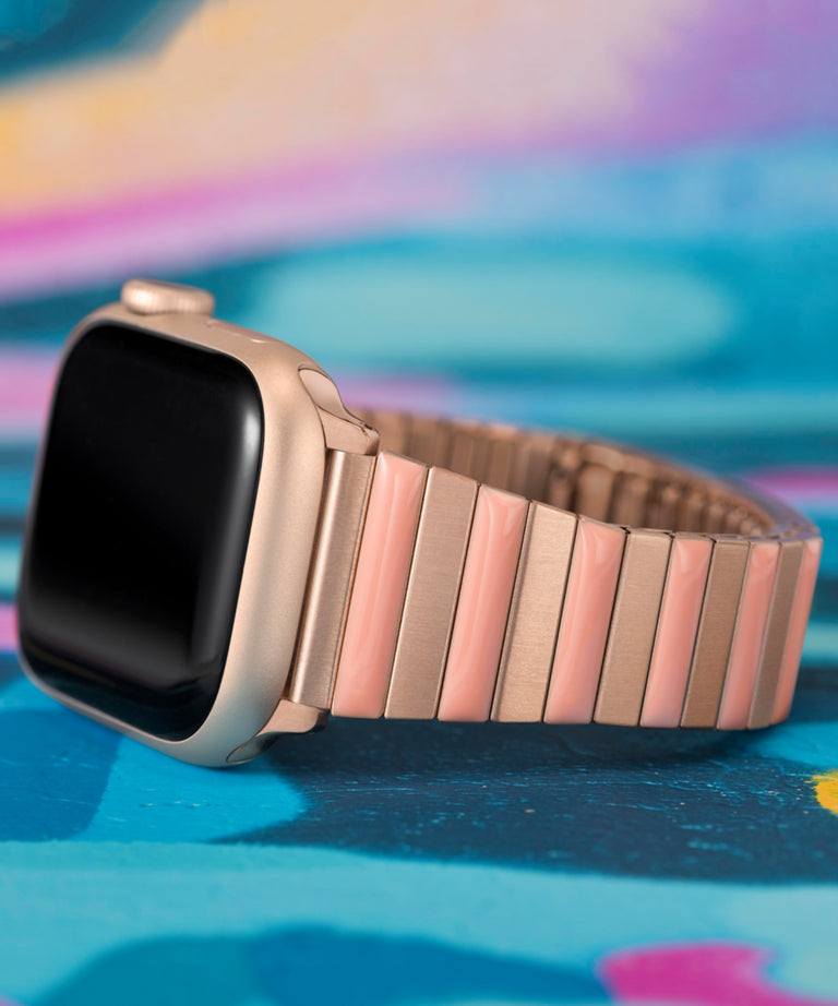 TW7D12800 Timex Apple Watch® Band (38mm - 41mm) Campaign Key Silhouettes (Beauty shots) Image
