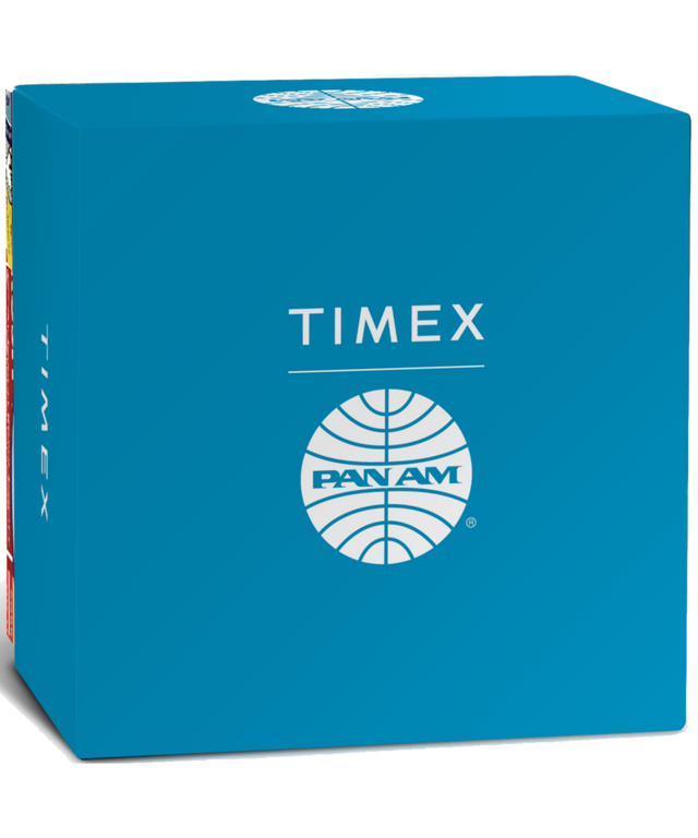 TWG030000 Timex X Pan Am Chronograph 42mm Leather Strap Watch Alternate Image 2