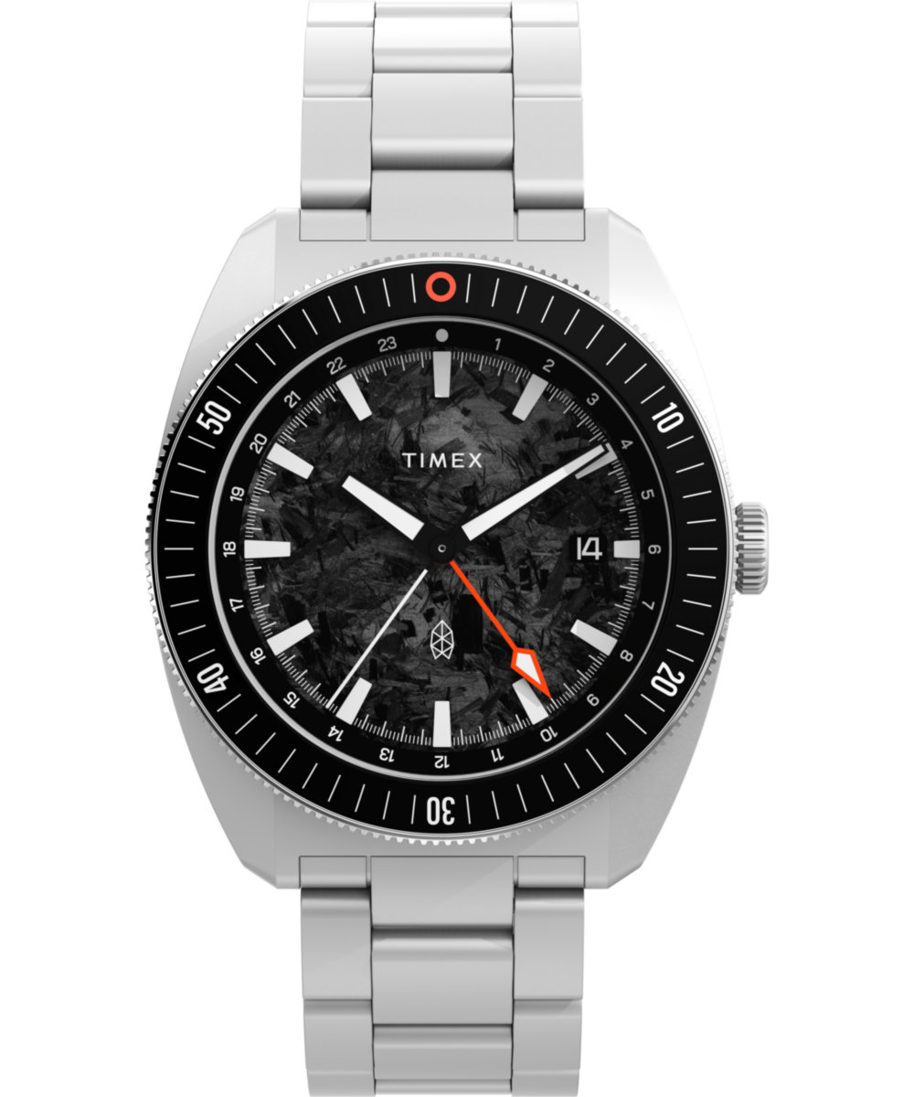 The James Brand x Timex Automatic GMT 41mm Watch Gift Set