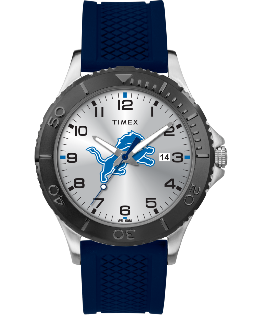 Gamer Blue Detroit Lions Watch | Timex Tribute NFL Collection