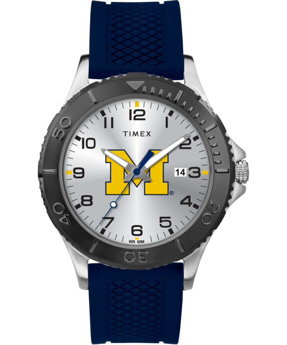 US university 腕時計 クォーツ メンズ Gamer Blue Wolverines Watch - NCAA Watches Collection - TWZUMICME