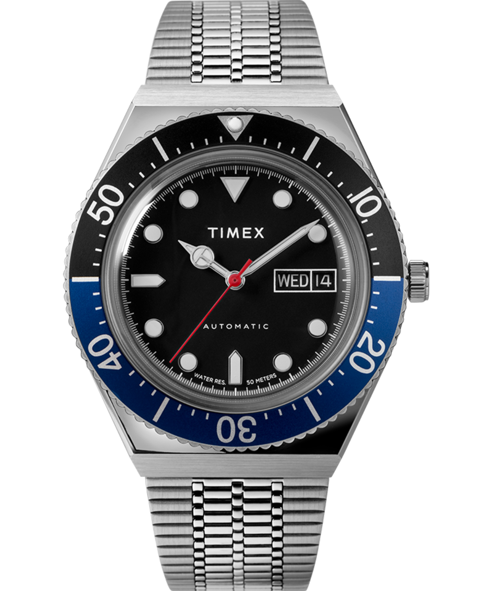 M79 Automatic 40mm Stainless Steel Bracelet Watch - Timex