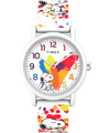 TW2V77600JT Timex X Peanuts Rainbow Paint 36mm Silicone Strap Watch primary image