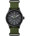 TW4B047009J Expedition Scout 40mm Fabric Strap Watch in Green primary image