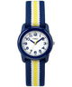 TW7C058009J TIMEX TIME MACHINES® 29mm Blue/Yellow Stripe Elastic Fabric Kids Watch primary image