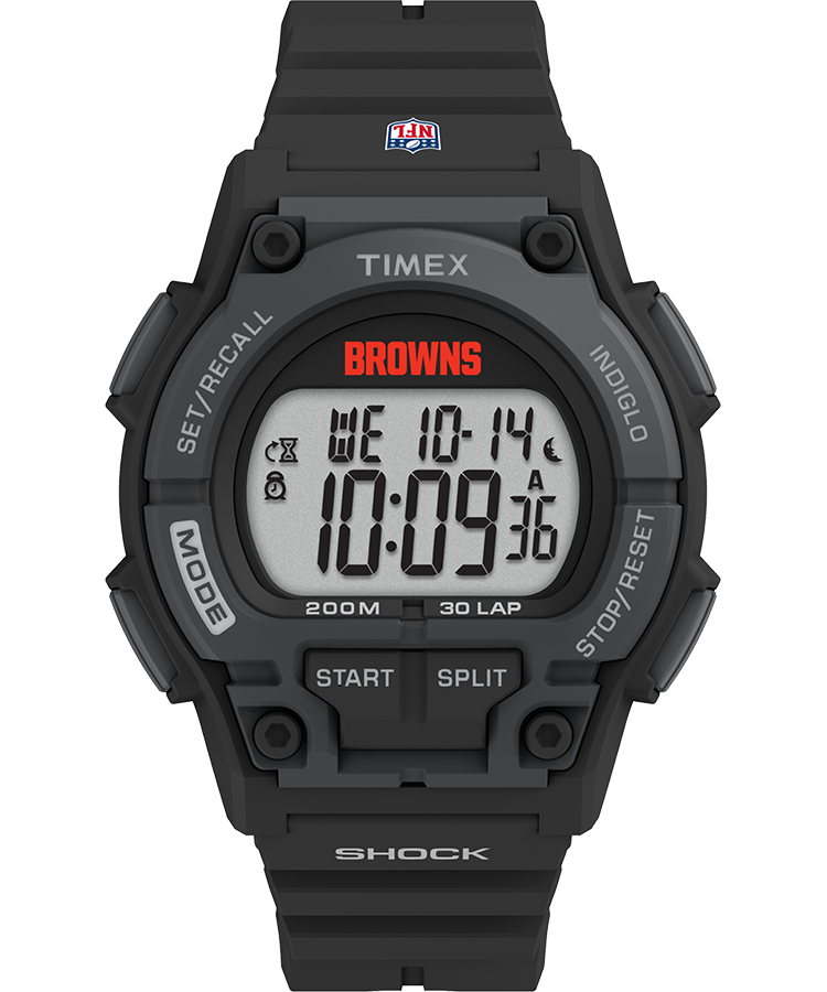 Timex Men`s Men`s Takeover Browns Black Digital Watch Timepiece Active