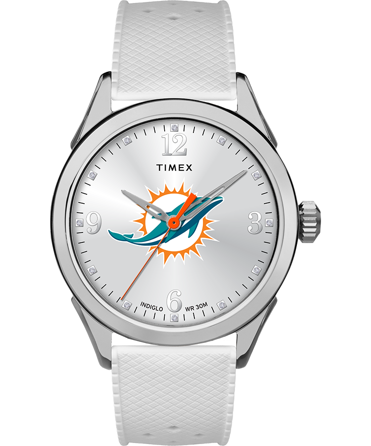 NFL Tribute Collection Athena Women's Timex Watch - Miami Dolphins