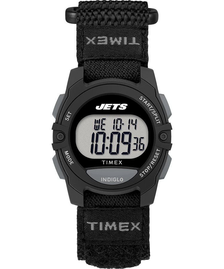 Timex Watch Rivalry NY Jets | Black/Digital, PU