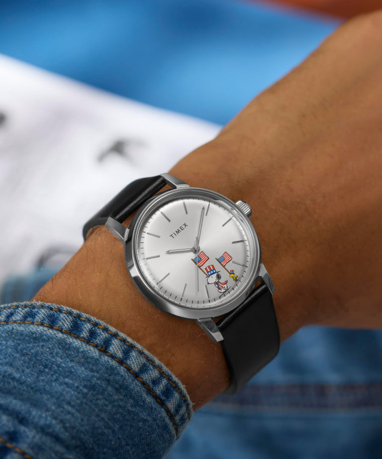 Peanuts x Timex Marlin® Automatic Americana: Celebrate America's 250th Anniversary