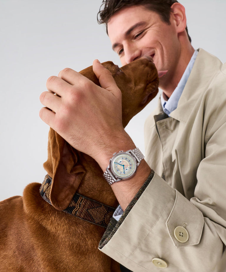Marlin Neo Classic Chronograph: Clean Case. Complex Dial. Pure Mid-Century Charm.