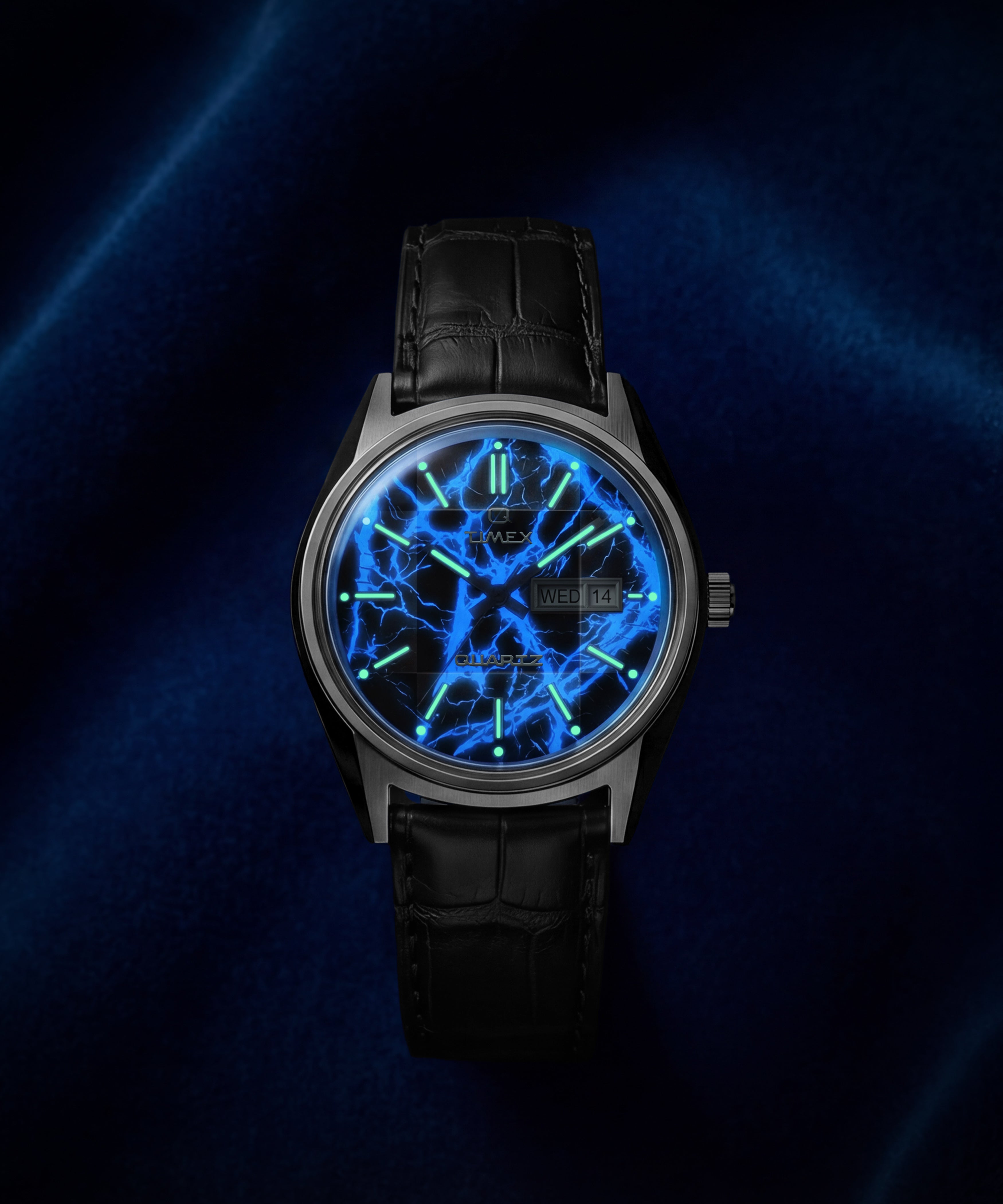 Back Again and Brighter Than Ever: Q Timex Blue Vega | Timex US