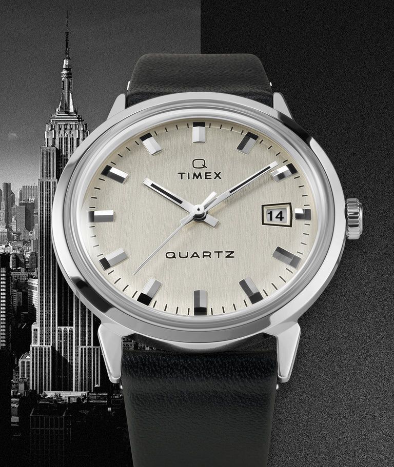 Timex reissue with New York city in the background