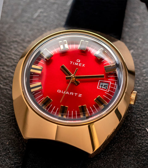 Q Timex 1972 Reissue 39mm Leather Strap Watch - TW2V25400 | Timex US