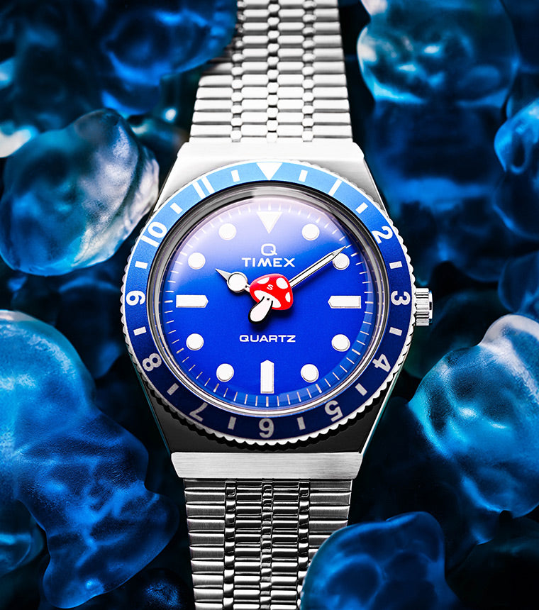 ♢timx♢ Vintage Timex Mechanical Men's Wrist Watch Gold Tone White