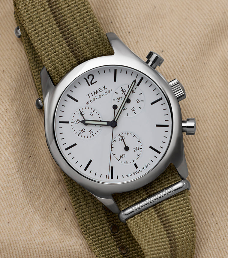 Timex Weekender New England Chronograph 40mm Eco-Conscious Fabric