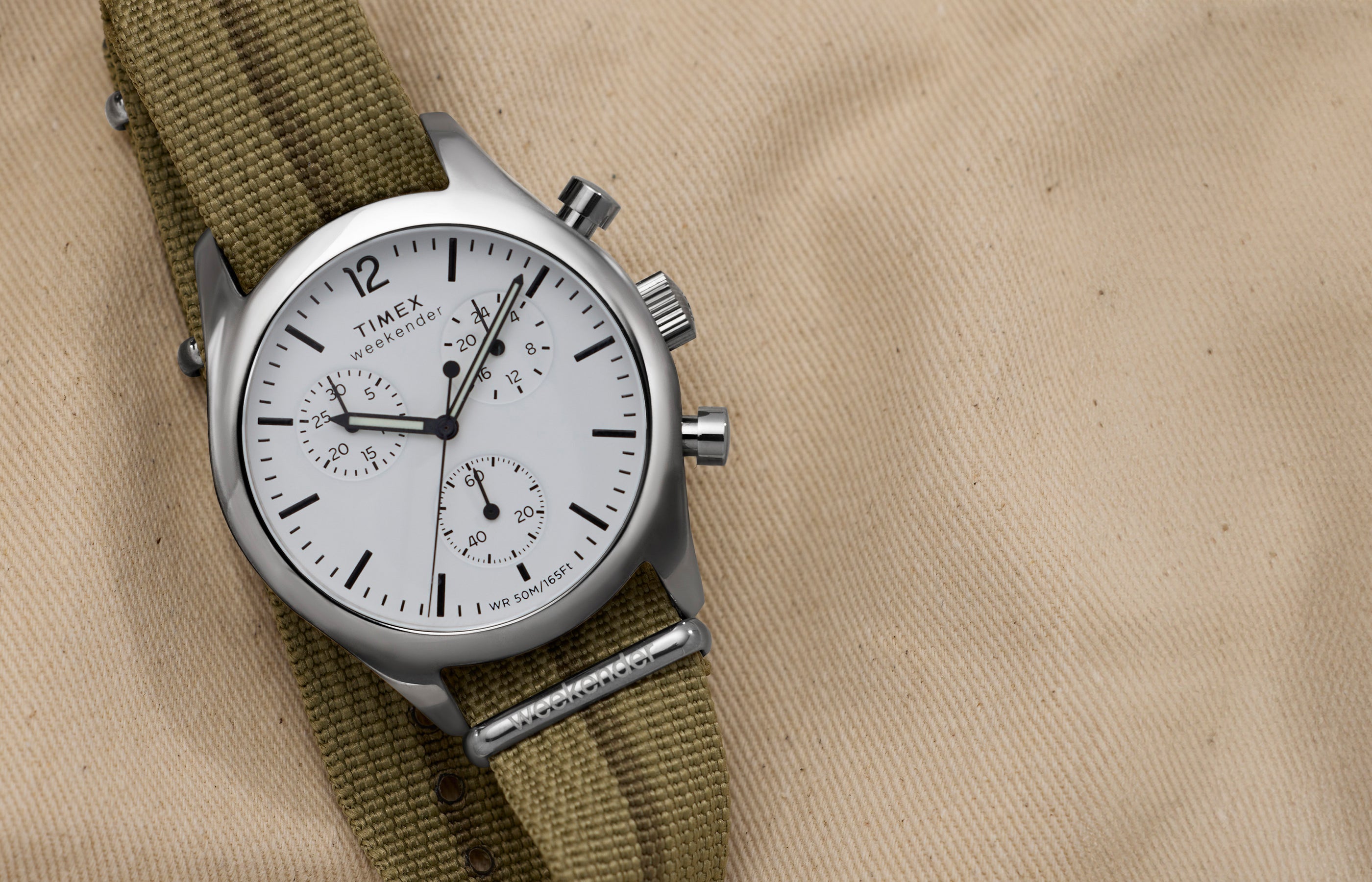 Timex Weekender New England Chronograph 40mm Eco-Conscious Fabric