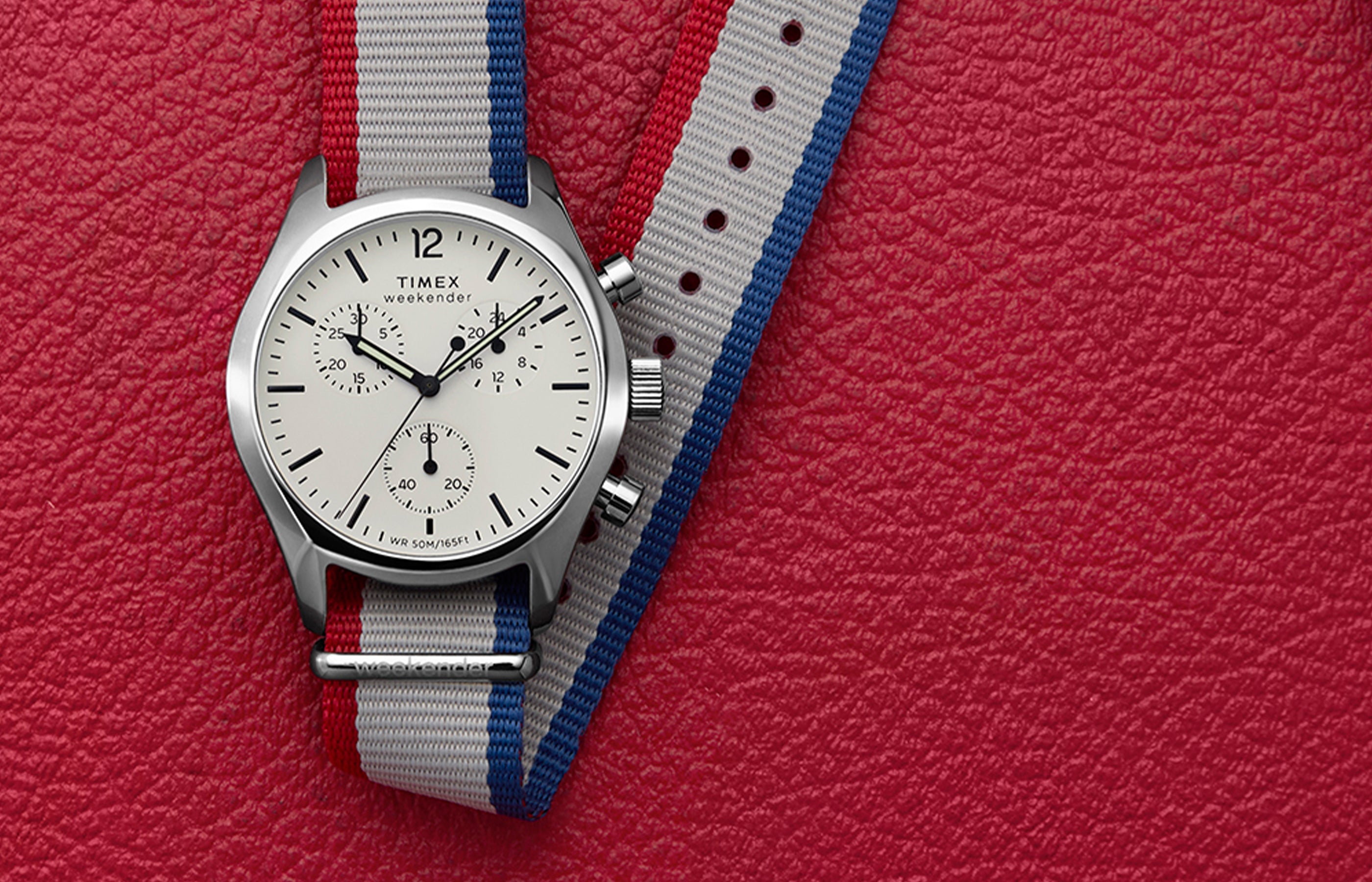 Timex Weekender New England Chronograph 40mm Eco-Conscious Fabric