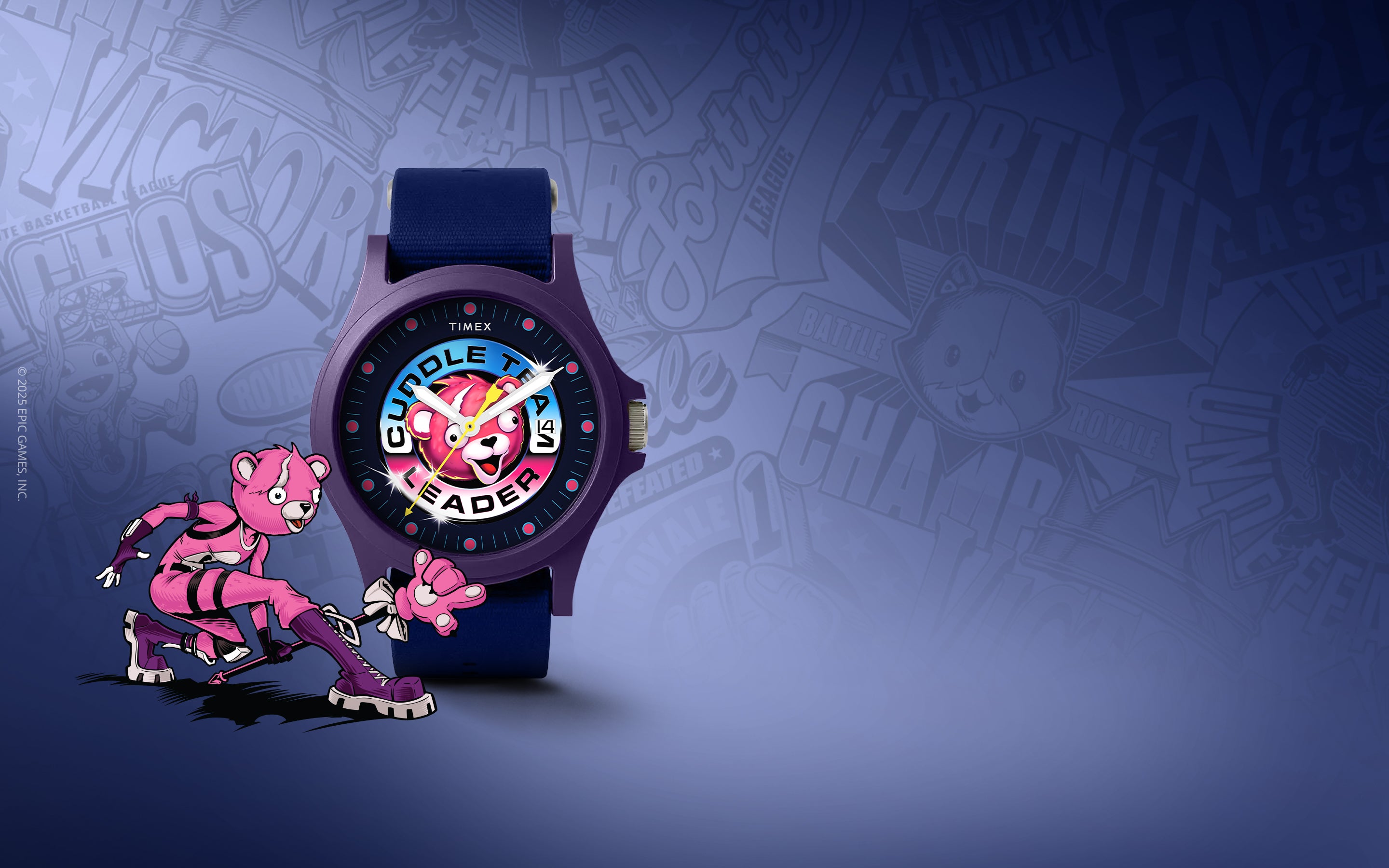 Timex x Fortnite Acadia 40mm Fabric Strap Watch - TW2Y46200 | Timex US
