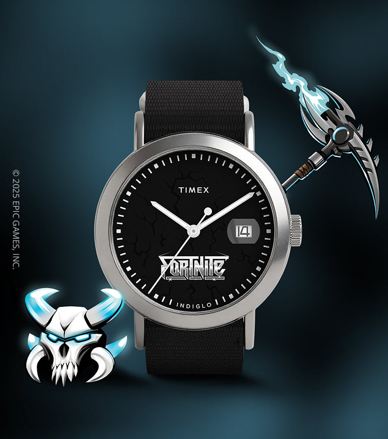 時計 T-fit Lite Timex Urban Pop x Fortnite® 40mm Bio-TPU Strap Watch - TW2W96900