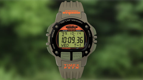 Huckberry x TIMEX® IRONMAN® Flix 100 Lap 42mm Resin Strap Watch ...