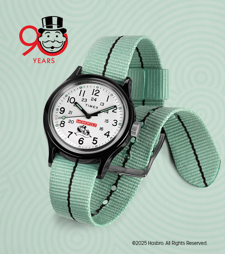 Monopoly x Timex MK1 36mm Fabric Strap Watch - TW2Y47100 | Timex US