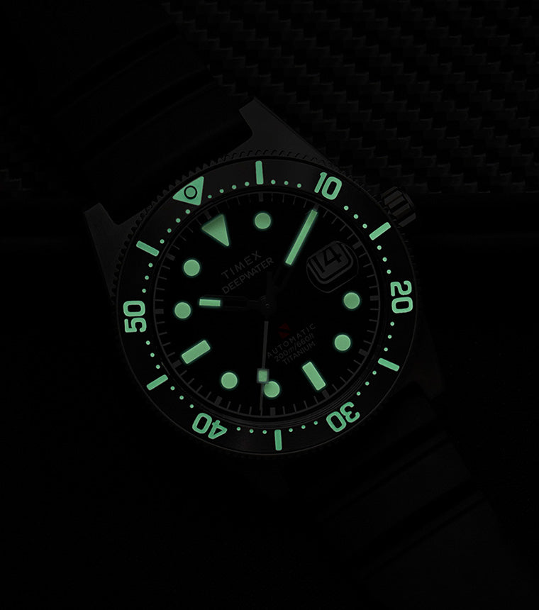 Deepwater Reef 200 Titanium Automatic 41mm Synthetic Rubber Strap